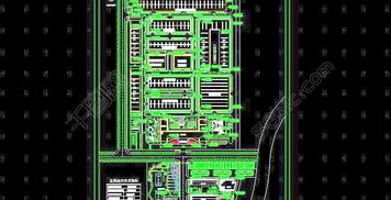 免费下载专业级工厂园林规划设计图 编号15132092 DWG格式总平面图与效果图解析